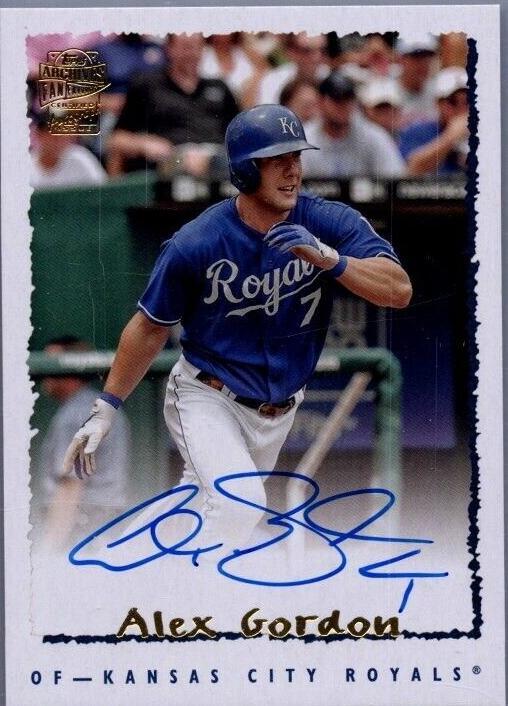 2024 Topps Archives - 1995 Fan Favorites Autographs Alex Gordon #95FF ...