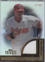 2012 Topps Tribute - Justin Upton #TSR-JU