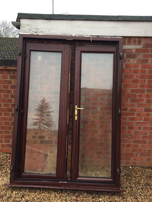 UPVC French Doors, internal locking only. in Bury St Edmunds, Suffolk