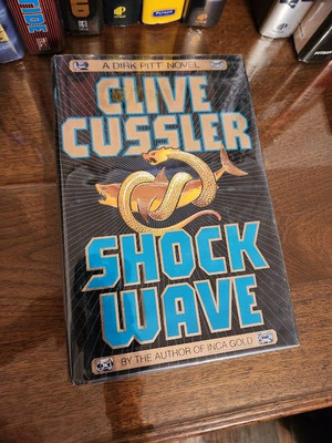 Shock Wave by Clive Cussler (1996, Hardcover) Good Condition FIRST EDITION
