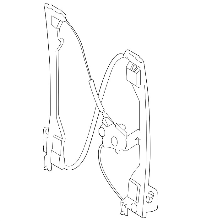Genuine Ford Window Regulator FL3Z-1627001-X