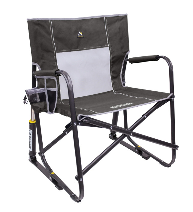 GCI Outdoor Freestyle Rocker XL Oversized Foldable Rocking Camp Chair,