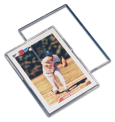BCW Mini Snap Tite Card Holders Stackable Standard Size Archival Safe 6 Pack