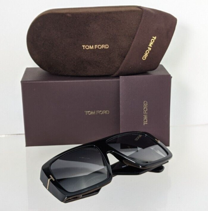 Pre-owned Tom Ford Brand Authentic  Sunglasses Ft Tf 1036 01b Raven Tf1036 60mm In Gray