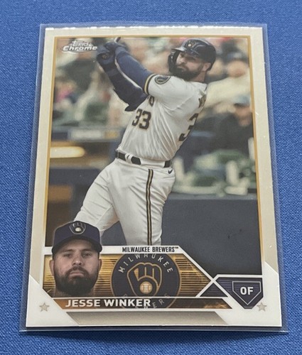 2023 Topps Chrome Update #USC139 Jesse Winker Milwaukee