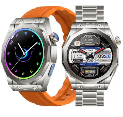 Z83 Max Smart Watch with 3 straps BT 5.3 1.52 inch Amoled Round Screen NFC IP68