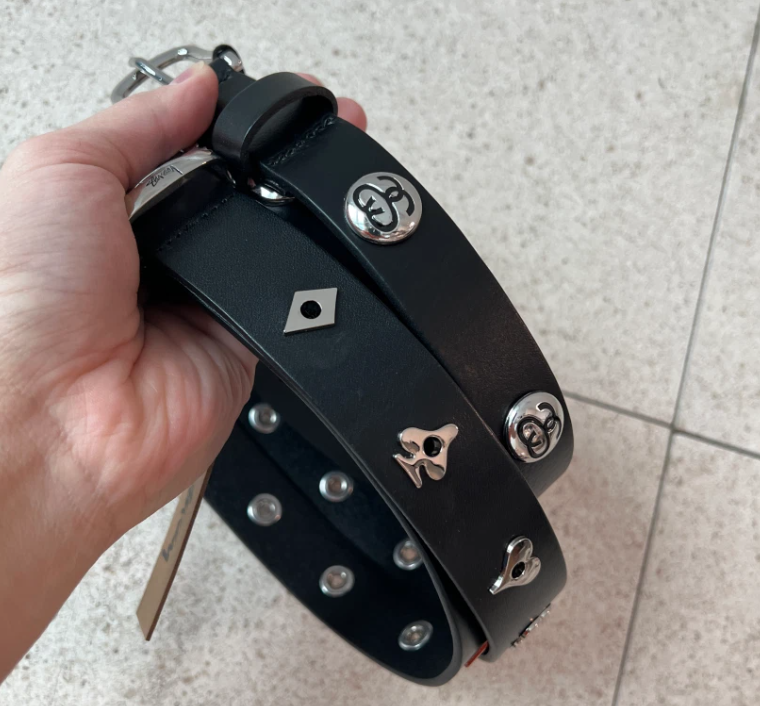 【完売品】STUSSY EMBROIDERED S BELT Stussy Embroidered S Belt Fire Red Men's - SS25 - US