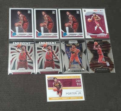 (9x LOT) KEVIN PORTER JR 2019-20 OPTIC RATED ROOKIE + SELECT + PRIZM + NBA HOOPS