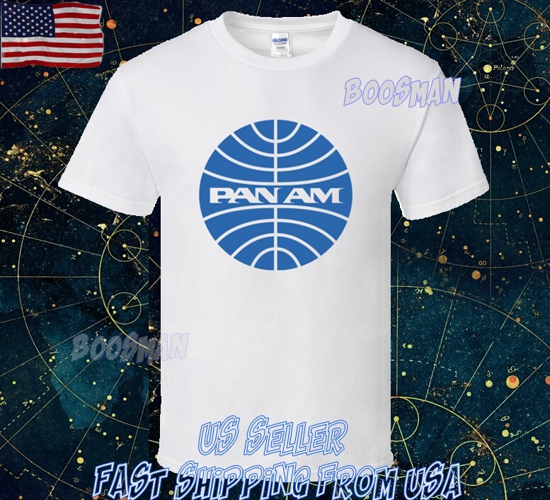 NEW SHIRT PAN AMERICAN AIRWAYS LOGO T SHIRT FUNNY SIZE S TO
