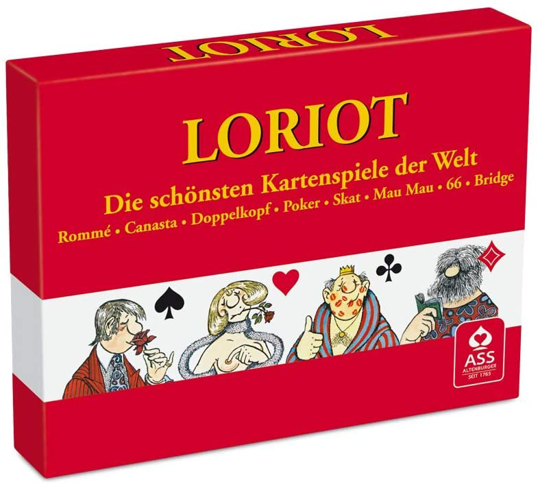 ASS Altenburger 22571007 - Loriot Romme, Canasta - Bridge, Kartenspiel