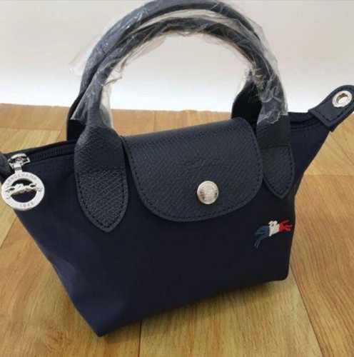 Longchamp Le Pliage Très Paris Limited Navy Shoulder Bag　XS New Outlet　From　Japn