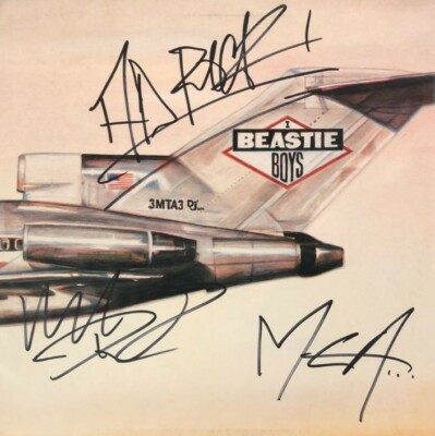 THE BEASTIE BOYS - 'Licensed To Ill' LP Album Flyer - DEF
