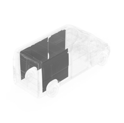 Legend Fleet Solutions DuraTherm HR Wall Liner Grey For 14-21 RAM ProMaster 159''