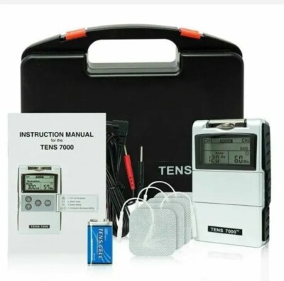 Roscoe TENS 7000 Digital Pain Management Unit OTC Muscle Stimulator