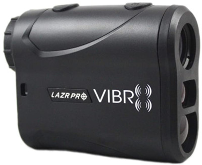 LAZRPRO GOLF LASER RANGE FINDER w/ FLAG-LOCK, SLOPE and VIBRATION (BLACK) 700 YD