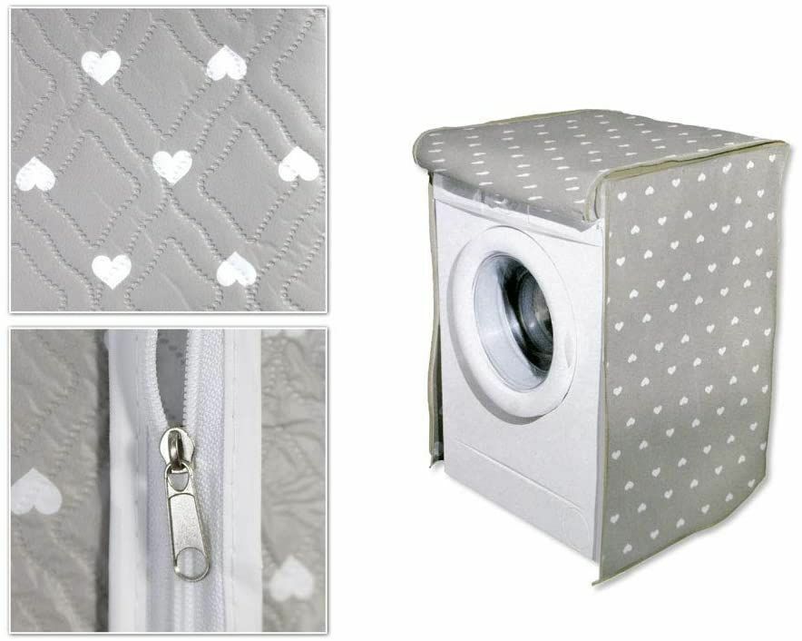 Telo Copri Lavatrice Copertura Fantasia Universale Trapuntato 63x58x85cm dfh