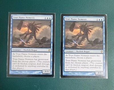 2x MTG Magic - True-Name Nemesis - Commander 2013 Edition - Rare - NM X2