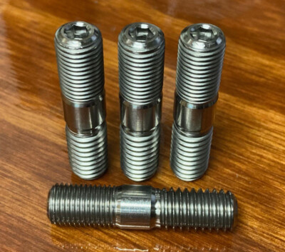 4pc Titanium 3/8 Stud kit Torque Tube Headers Ti Dmi Winters Sprint Car Midget