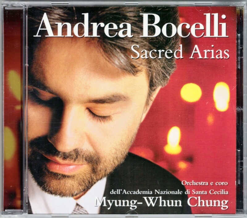 Andrea BOCELLI: SACRED ARIAS Schubert Ave Maria Silent Night CD Myung-Whun CHUNG