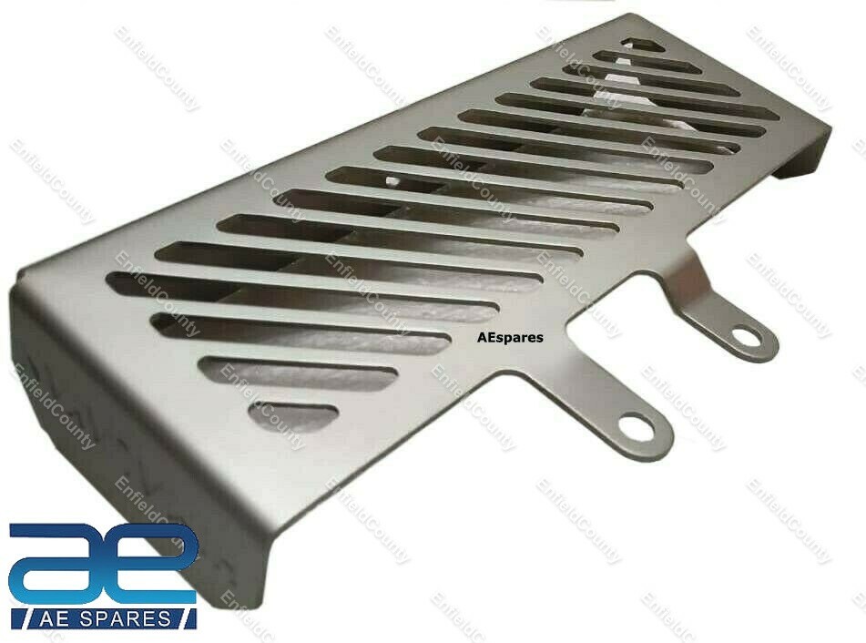 For Royal Enfield Himalayan 411 Oil Cooler Guard Silver & Master Cylinder Guard