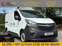 2016 16 Vauxhall Vivaro 1.6 CDTi 2900 ecoFLEX L1 H1 PLUS VAT 72K