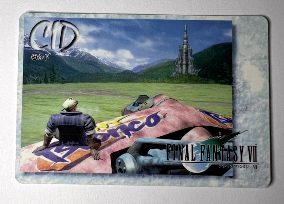 57 Cid #57 Final Fantasy VII 7 Carddass Vending Bandai | eBay