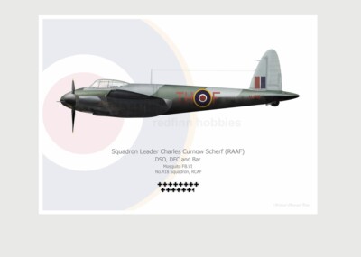 Warhead Illustrated SE Mosquito FB.VI 418 Sqn RCAF Aircraft Print