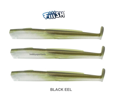 BLACK EEL FIIISH SIZE 2 BE 1270 KAKI  3 CORPI RICAMBIO PESCA SPINNING