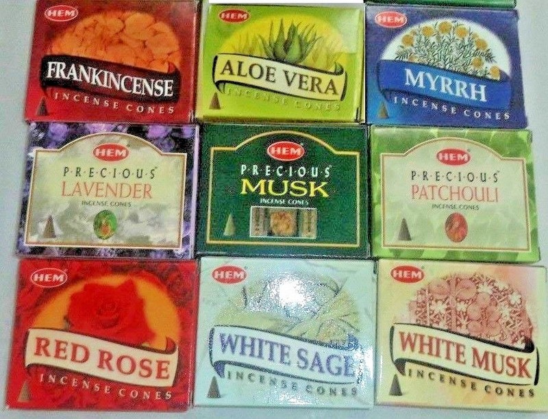 Encens  BoÃ®Te 10 CÃ´Nes Ã©SotÃ©Risme Rituels Magie Blanche Richesse Purification