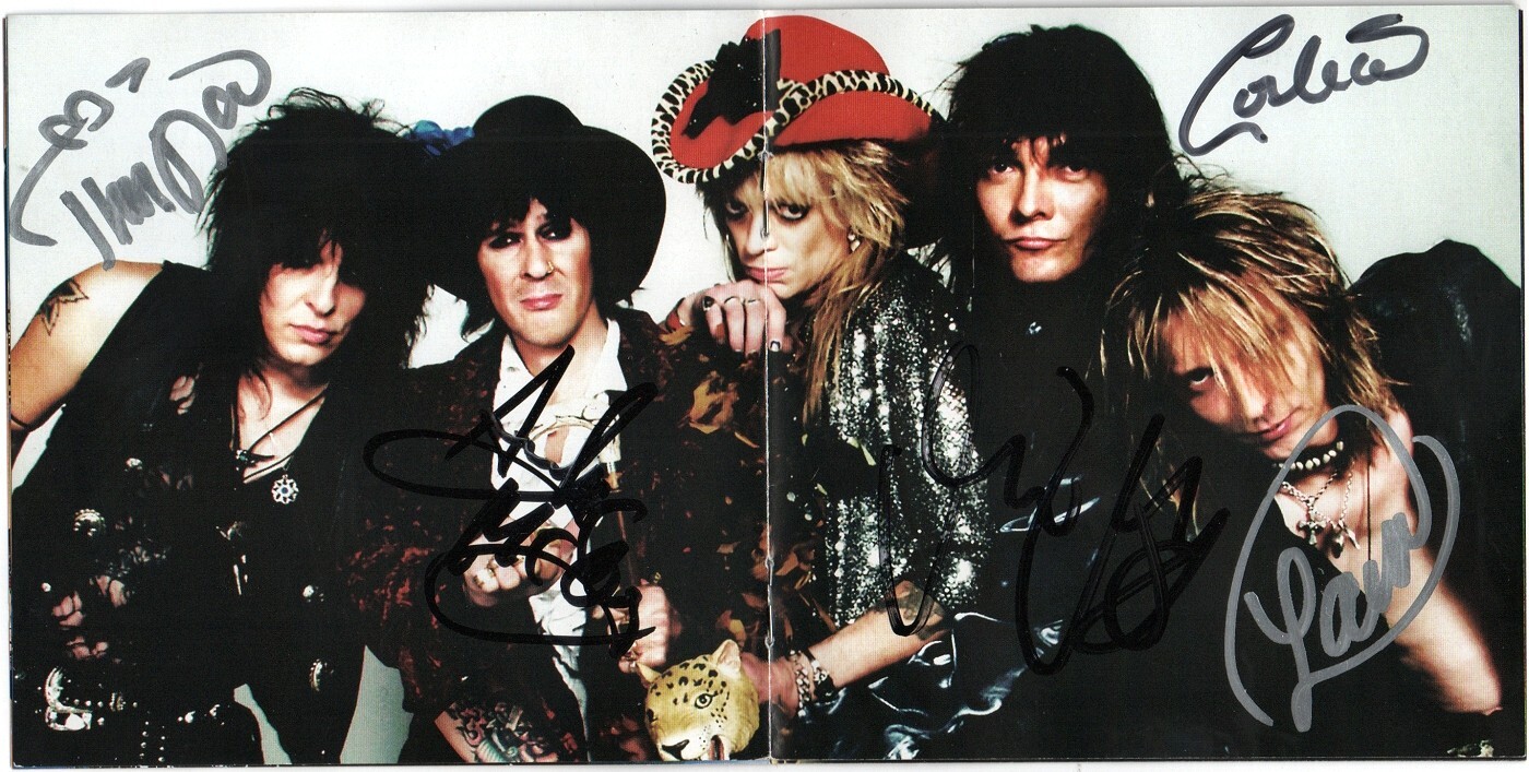 Hanoi Rocks CDコレクション‼️マイケルモンロー‼️アンディマッコイ‼️ HANOI ROCKS Andy McCoy FULLY SIGNED Michael Monroe CD 11th