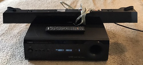 【‼️早い者勝ち‼️】YAMAHA SR-301 AVアンプ サウンドバー付 Yamaha SR-301 With Remote And Yamaha NS-BR-301 Bundle Used