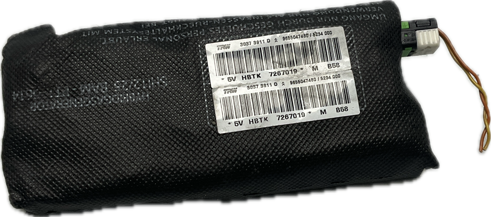 Carica airbag sedile anteriore destra CITROEN C4 GRAND PICASSO cod 9655047480