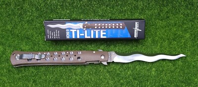 Cold Steel 6'' Ti-Lite Kris Blade Plain Edge, Overall 13'' Earth Brown - 26SXK6