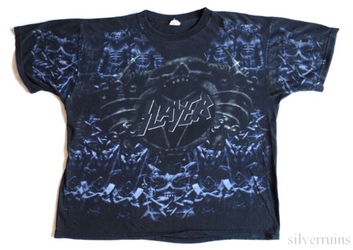 @*a様 90s vintage Slayer ヴィンテージTシャツ XL BR a様 90s vintage Slayer ヴィンテージTシャツ XL BR