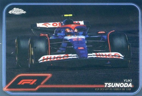 2022 Topps Formula 1 Chrome Base 61 Yuki Tsunoda - Scuderia