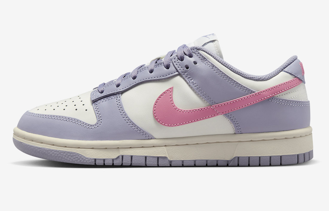 Кроссовки Nike Dunk Low Indigo Haze Purple Pink Sail в стиле ретро DD1503-500 женские размеры