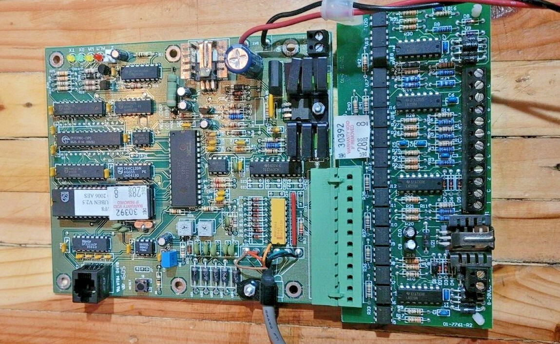 4) Aes Intellinet 7750-f-8 Fire Alarm Communicators BOARD