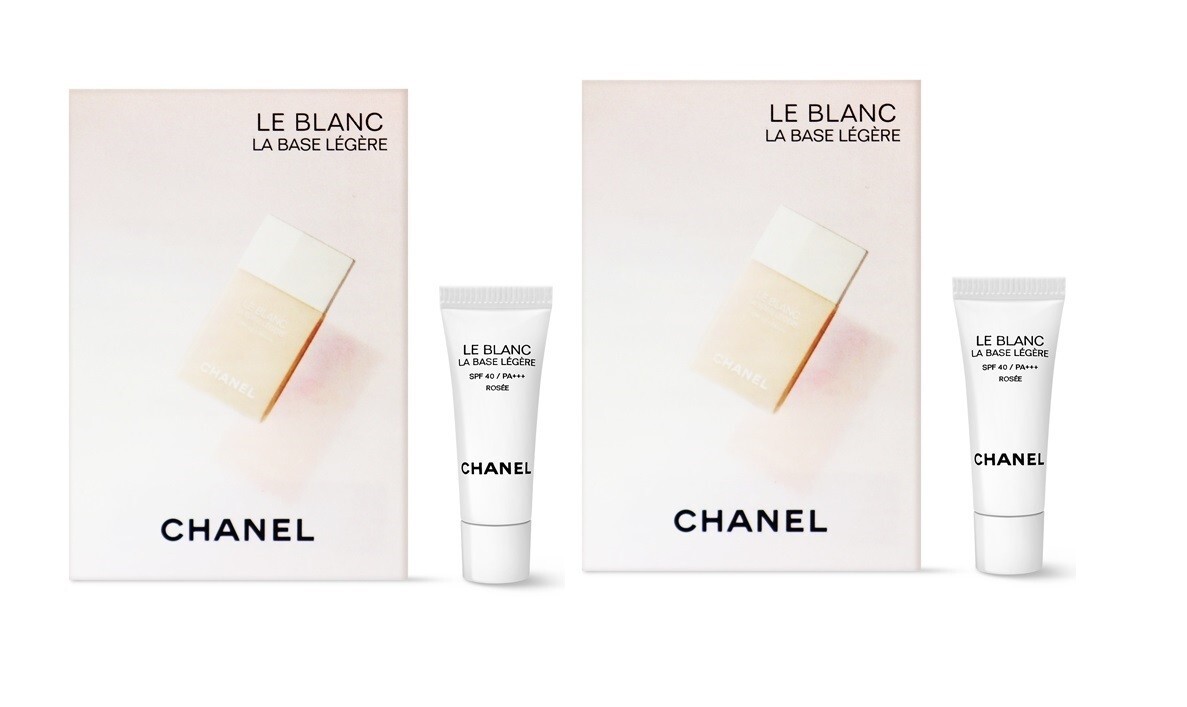 CHANEL LE BLANC LA BASE ROSÉE 5ml = 2.5ml x 2 | eBay