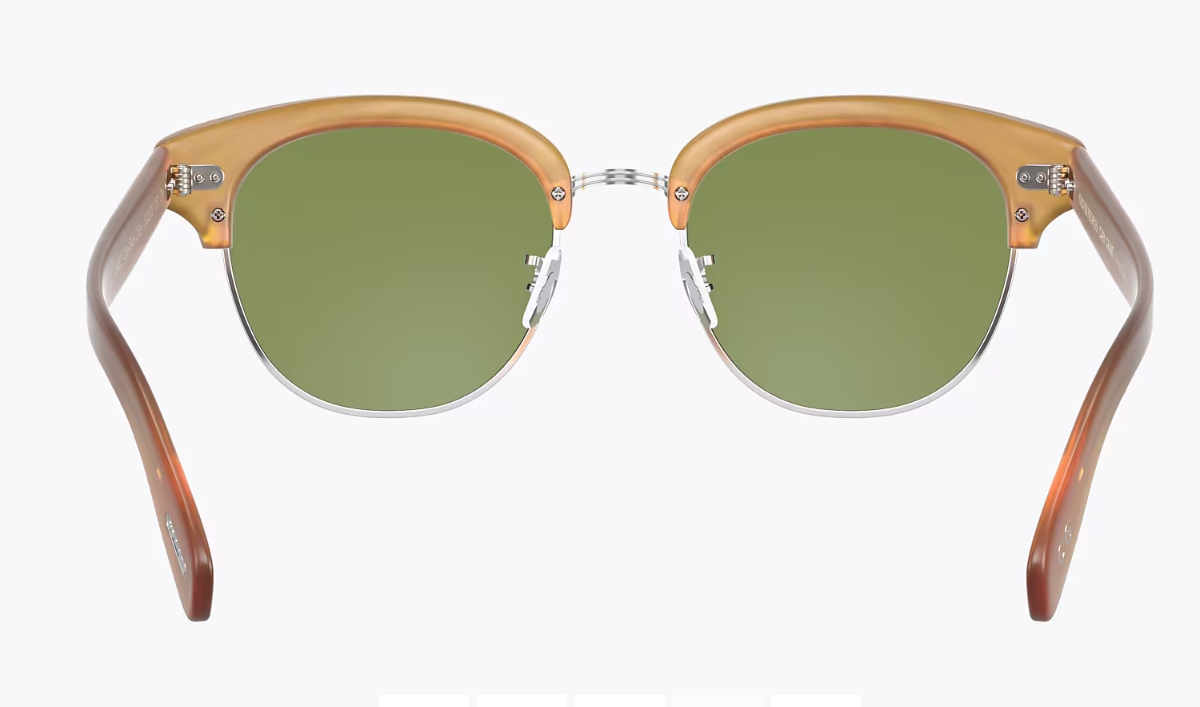 Pre-owned Oliver Peoples Desmon G-15 Polarized Sun 48mm Tuscany Msrp$545 Cumberbatch's Fav In Green