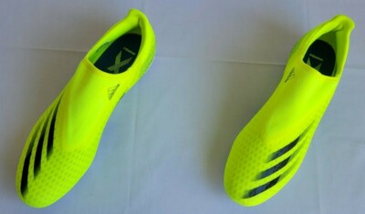 Mens Size 11.5 Yellow Adidas X Ghosted.3 LL Firm Ground Soccer Cleats FW6969