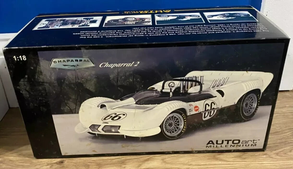 Autoart 1:18 1965 Chaparral 2 Sport Race Car #66 winner Jim