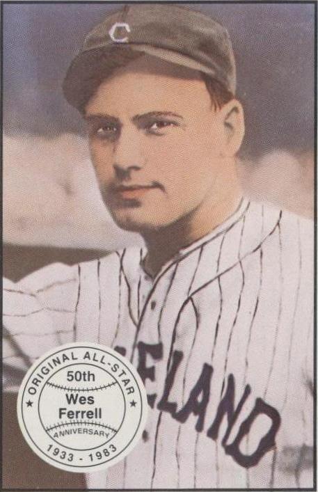 1983 Big League Collectibles Original All-Stars from the Game of the Century - Wes Ferrell #19