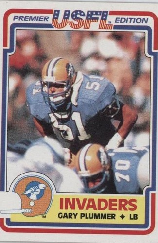 1984 Topps USFL Gary Plummer #88