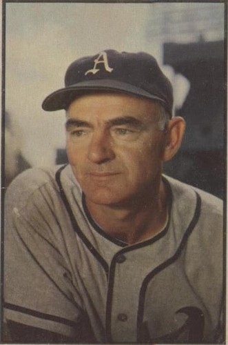1953 Bowman Color - Wally Moses #95