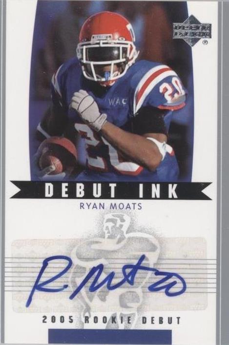 2005 Upper Deck Rookie Debut Ryan Moats #DI-RM