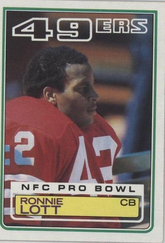 1983 Topps Ronnie Lott #168