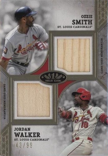 2024 Topps Tier One - Jordan Walker Ozzie Smith #DPR-SW
