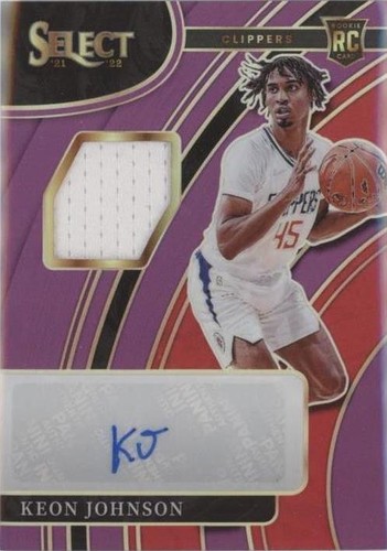 2021-22 Panini Select - Keon Johnson #RJ-KJN