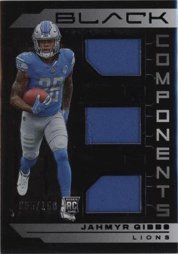 2023 Panini Black Jahmyr Gibbs #COM-5