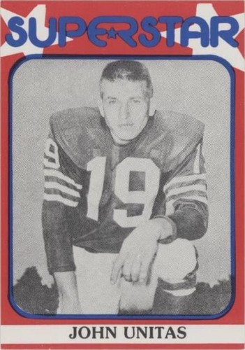 1982 TCMA Superstars Second Series Johnny Unitas #74